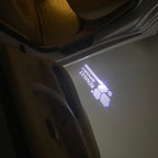 RENAULT Sport LOGO PROJECROTR LIGHTS Nr.0912 (quantity  1 =  2 Logo Film & 2 door lights)