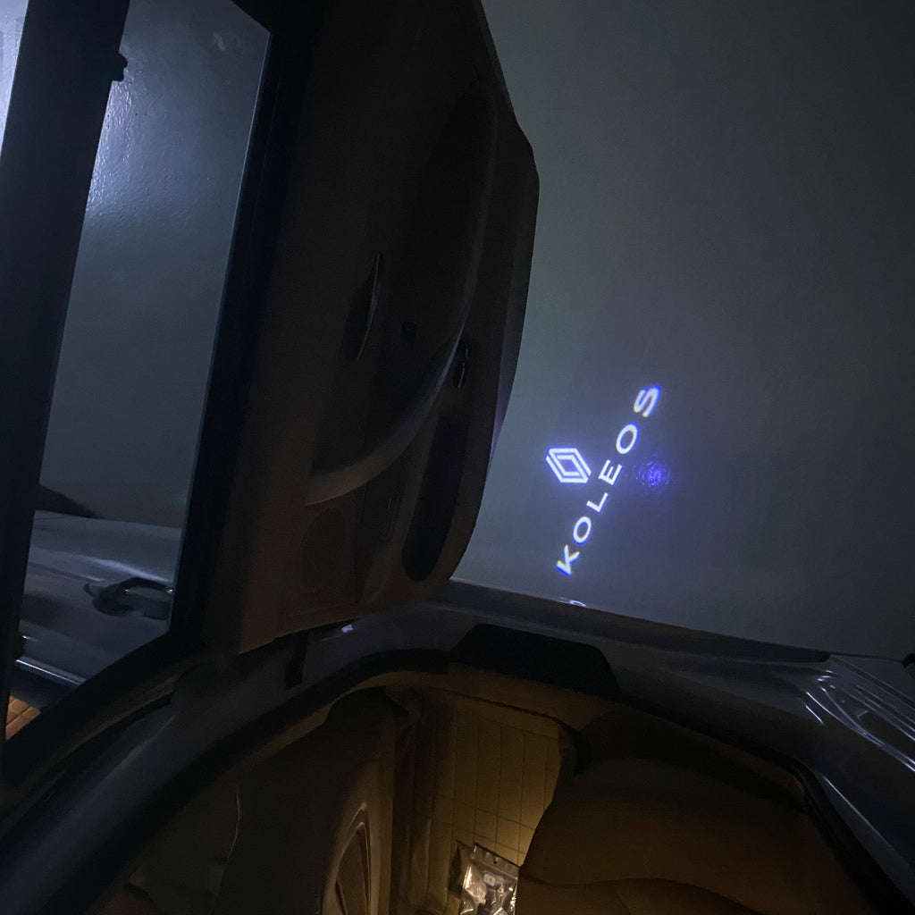 RENAULT Koleos  LOGO PROJECROTR LIGHTS Nr.0921 (quantity  1 =  2 Logo Film & 2 door lights)