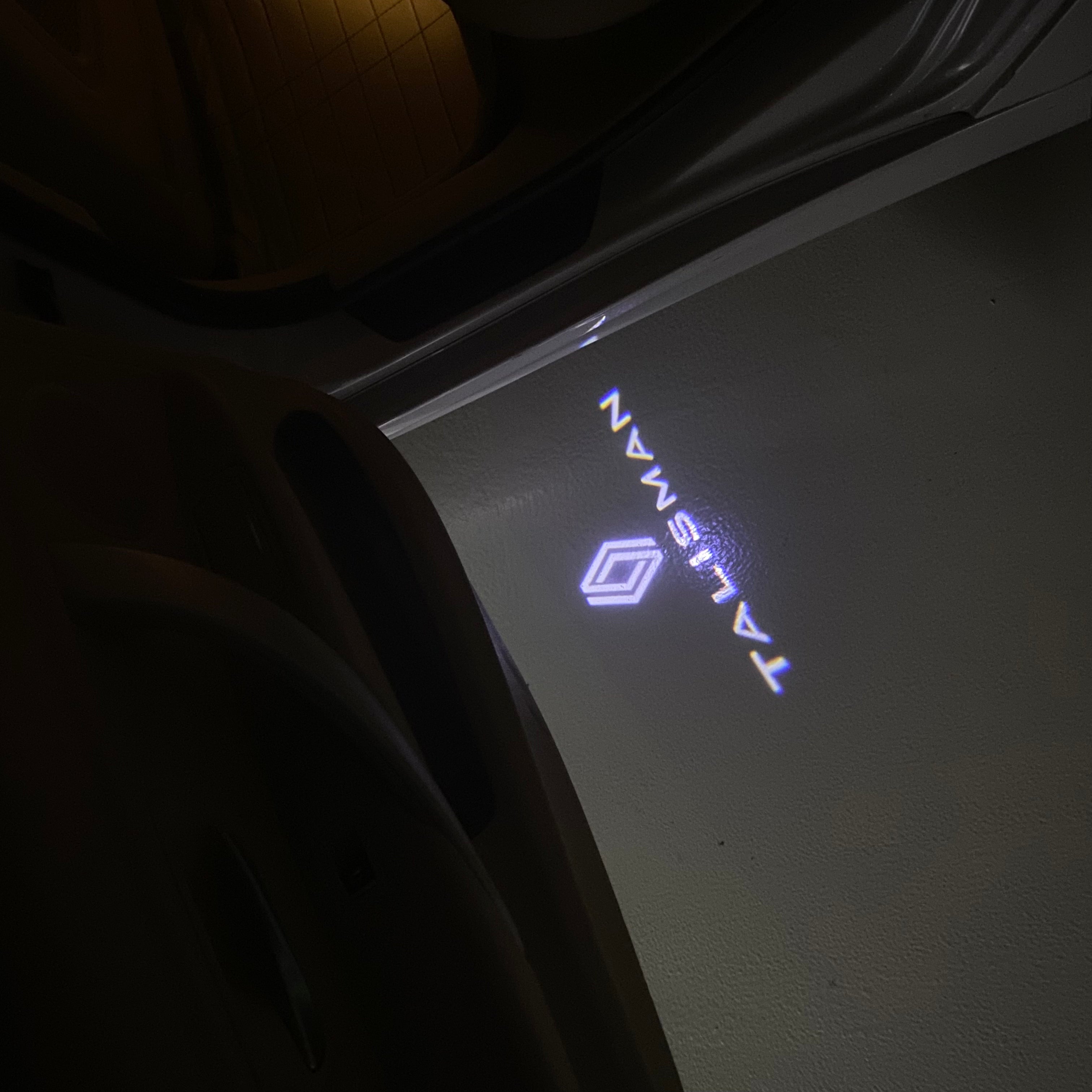 RENAULT Talisman LOGO PROJECROTR LIGHTS Nr.0944(quantity  1 =  2 Logo Film & 2 door lights)