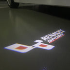 RENAULT Sport LOGO PROJECROTR LIGHTS Nr.0915 (quantity  1 =  2 Logo Film & 2 door lights)