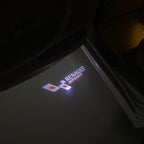 RENAULT Sport LOGO PROJECROTR LIGHTS Nr.0915 (quantity  1 =  2 Logo Film & 2 door lights)