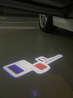 RENAULT Sport LOGO PROJECROTR LIGHTS Nr.0913 (quantity  1 =  2 Logo Film & 2 door lights)