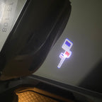 RENAULT Sport LOGO PROJECROTR LIGHTS Nr.0913 (quantity  1 =  2 Logo Film & 2 door lights)