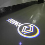 RENAULT Sport LOGO PROJECROTR LIGHTS Nr.0916 (quantity  1 =  2 Logo Film & 2 door lights)