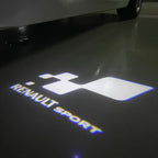 RENAULT Sport LOGO PROJECROTR LIGHTS Nr.0914 (quantity  1 =  2 Logo Film & 2 door lights)