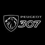 PEUGEOT  307  LOGO PROJECTOT LIGHTS (quantity 1 = 1 sets/2 door lights) Nr.6024q25