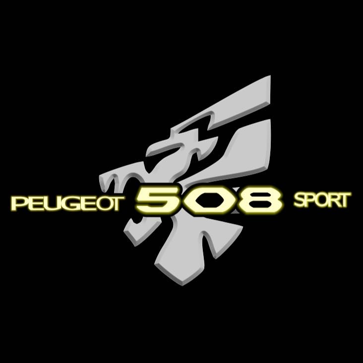 PEUGEOT  508 SPORT  LOGO PROJECTOT LIGHTS (quantity 1 = 1 sets/2 door lights) Nr.6024q48