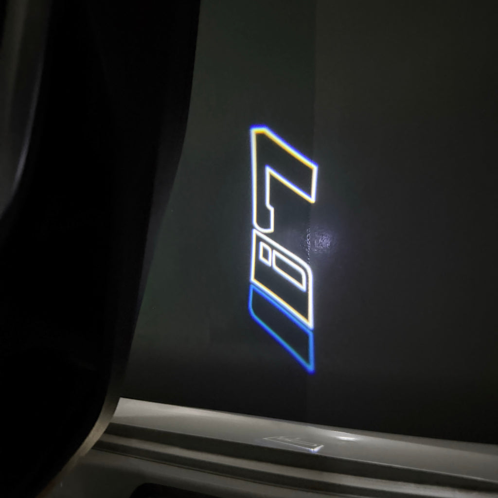 BMW M3 LOGO PROJECTOT LIGHTS Nr.24 (Menge 1 = 1 Sets/2 Türleuchten)