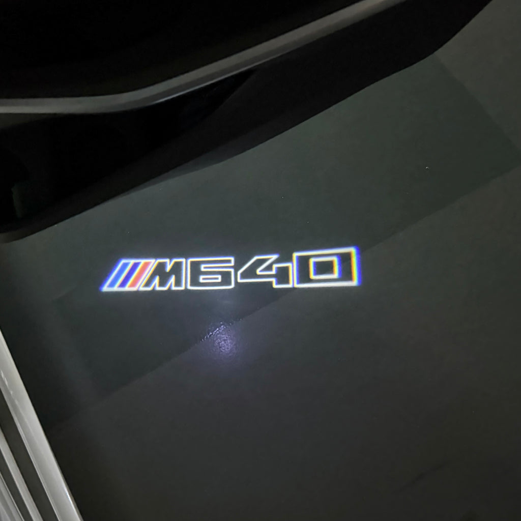 LUCES DE PROYECTOR DEL LOGOTIPO BMW M3 Nr.24 (cantidad 1 = 1 juegos / 2 luces de puerta)