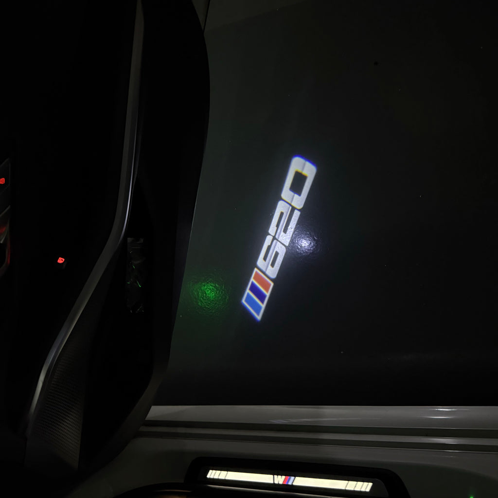 BMW M3 LOGO PROJECTOT LIGHTS Nr.24 (Menge 1 = 1 Sets/2 Türleuchten)