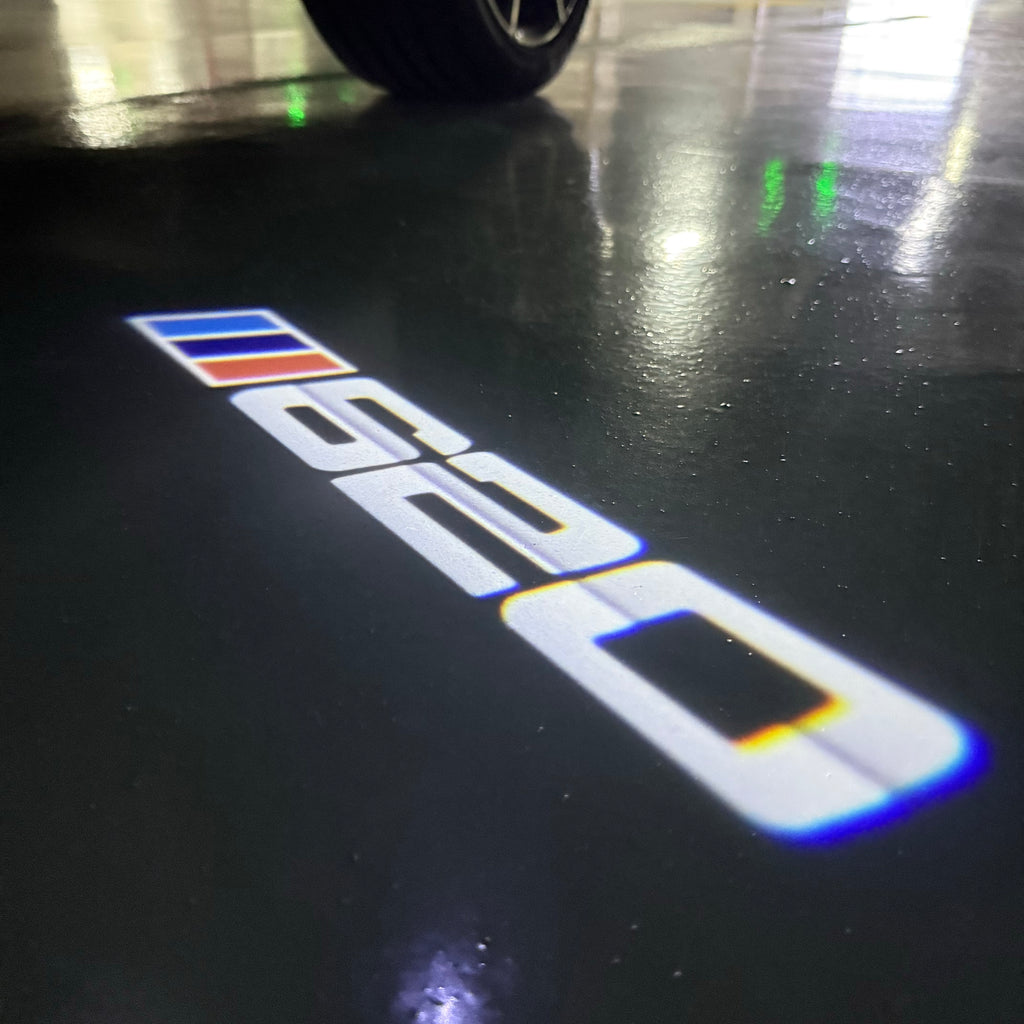 BMW M3 LOGO PROJECTOT LIGHTS Nr.24 (Menge 1 = 1 Sets/2 Türleuchten)