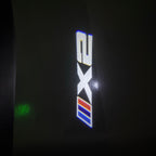 ÉCLAIRAGE DE PROJECTEUR BMW M3 LOGO Nr.24 (quantité 1 = 1 jeux / 2 feux de porte)