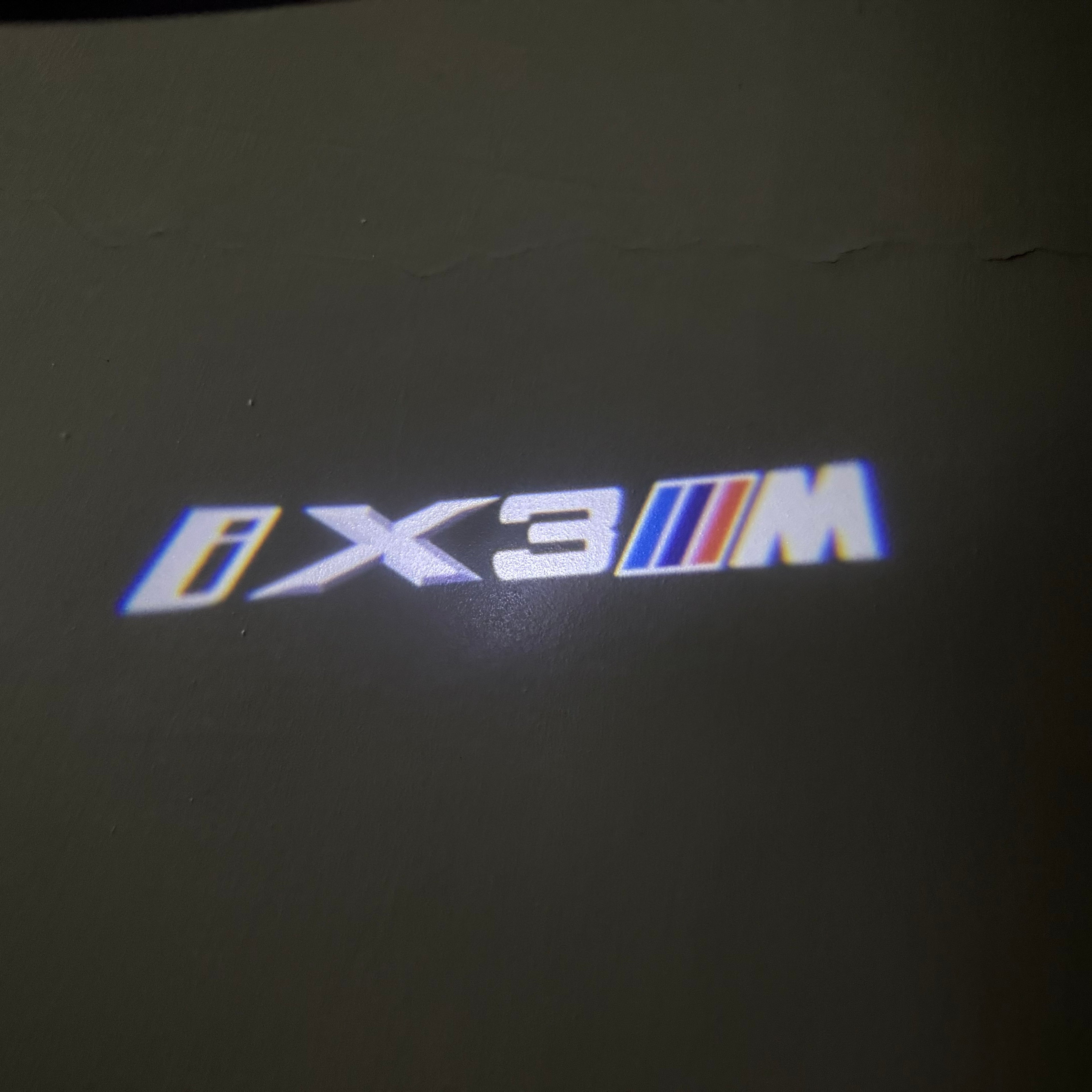 BMW M3 LOGO PROJECTOT LIGHTS Nr.24 (quantità 1 = 1 set/2 luci porta)