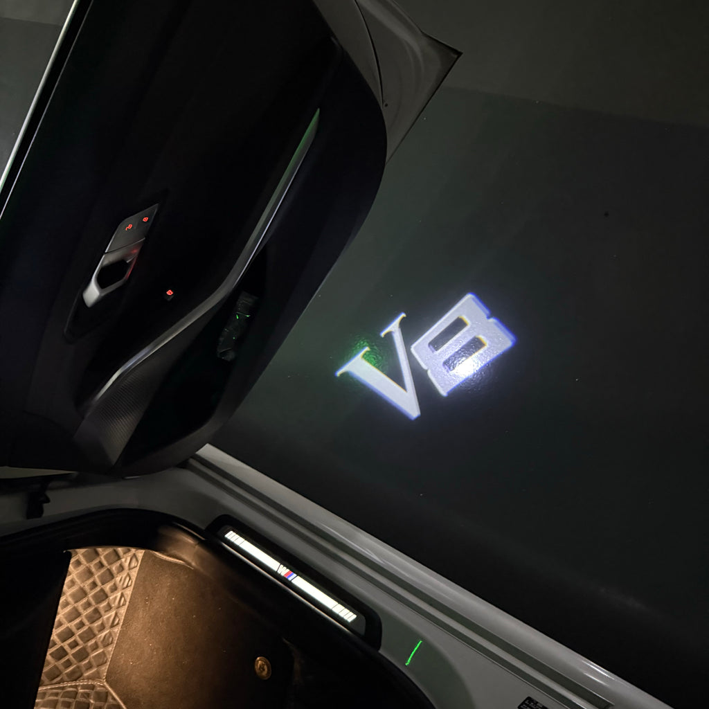 BMW M3 LOGO PROJECTOT LIGHTS Nr.24 (Menge 1 = 1 Sets/2 Türleuchten)