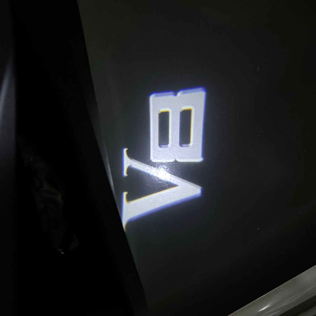 BMW M3 LOGO PROJECTOT LIGHTS Nr.24 (Menge 1 = 1 Sets/2 Türleuchten)