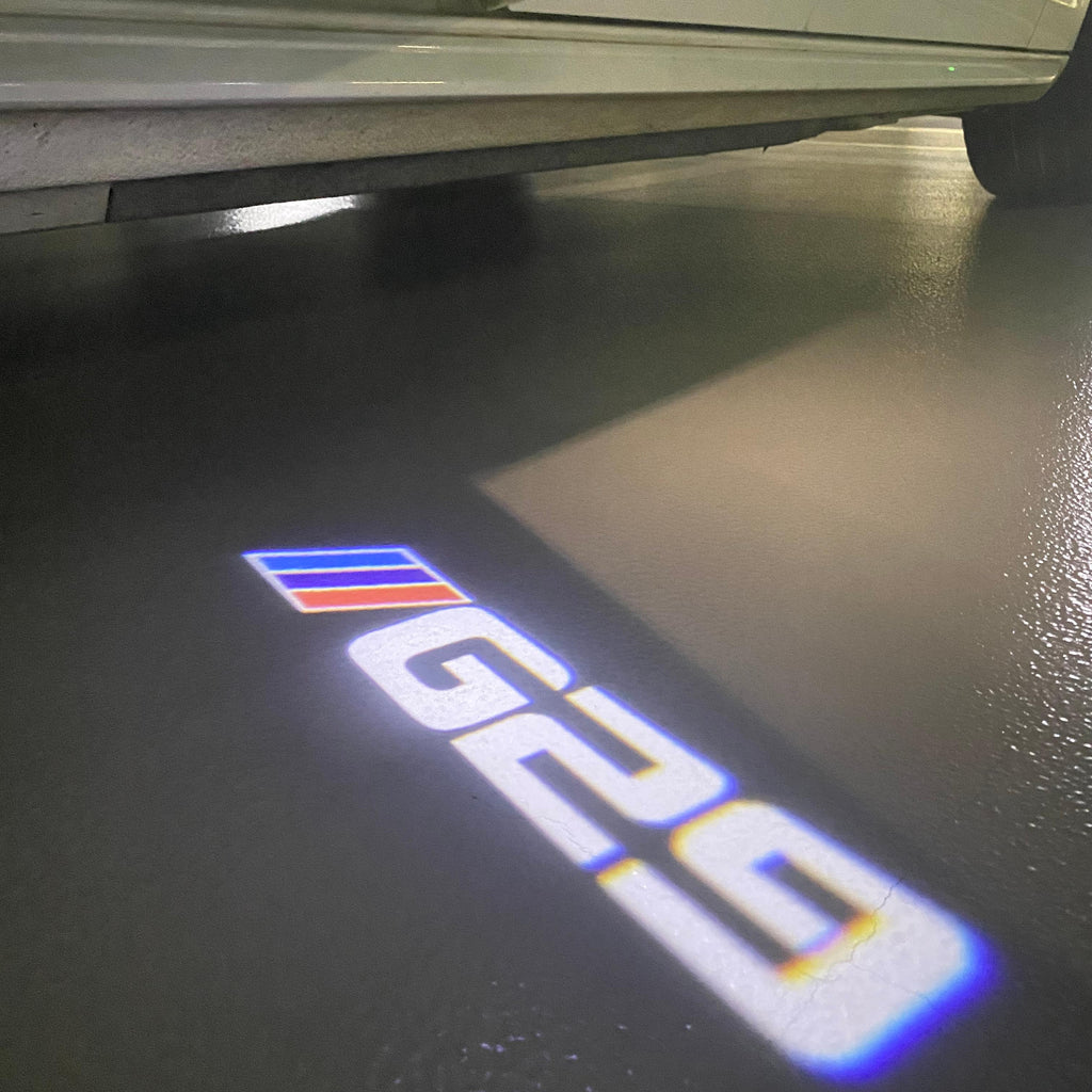 BMW M3 LOGO PROJECTOT LIGHTS Nr.24 (Menge 1 = 1 Sets/2 Türleuchten)
