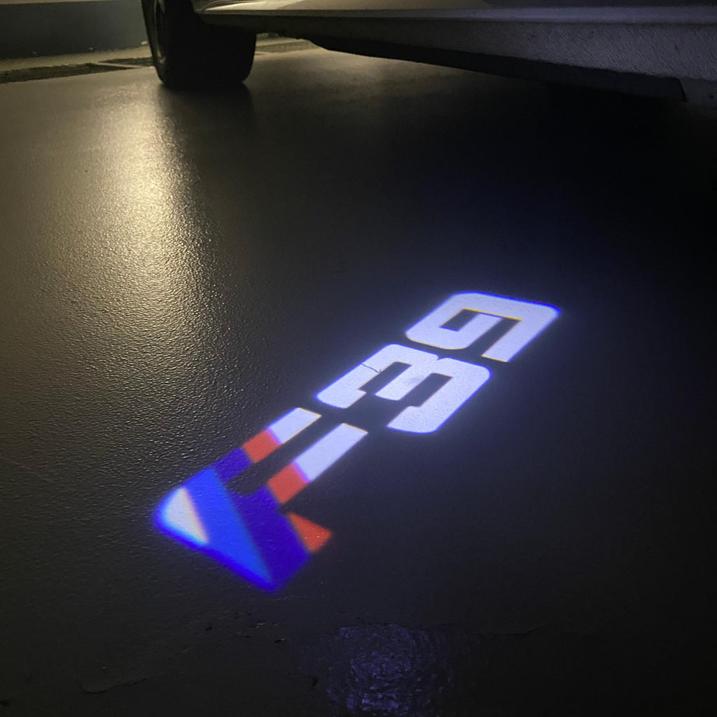 BMW M3 LOGO PROJECTOT LIGHTS Nr.24 (quantità 1 = 1 set/2 luci porta)