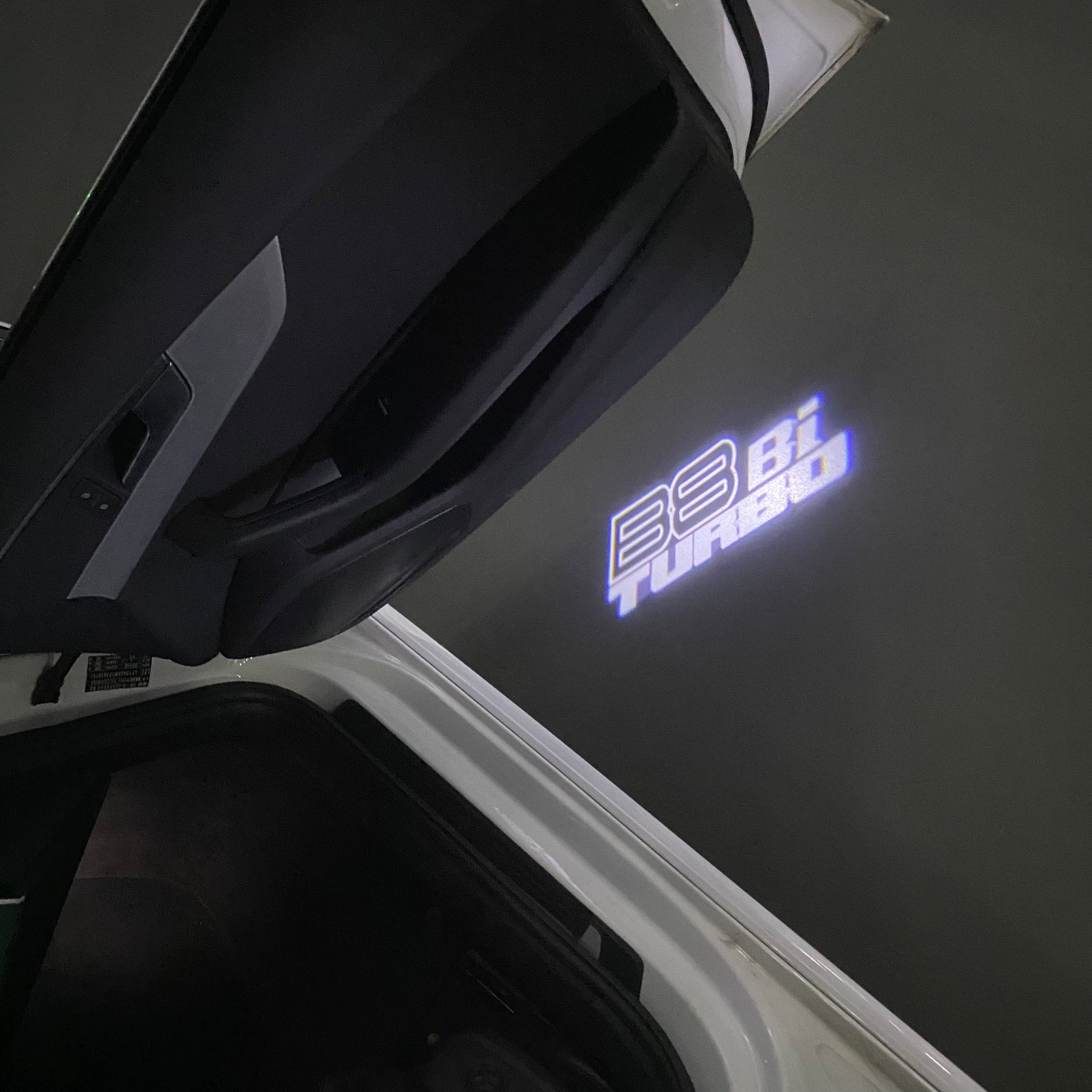 ALPINA B8  Bi TURBO  LOGO PROJECTOT LIGHTS  (quantity 1 = 1 sets/2 door lights) Nr.07A45