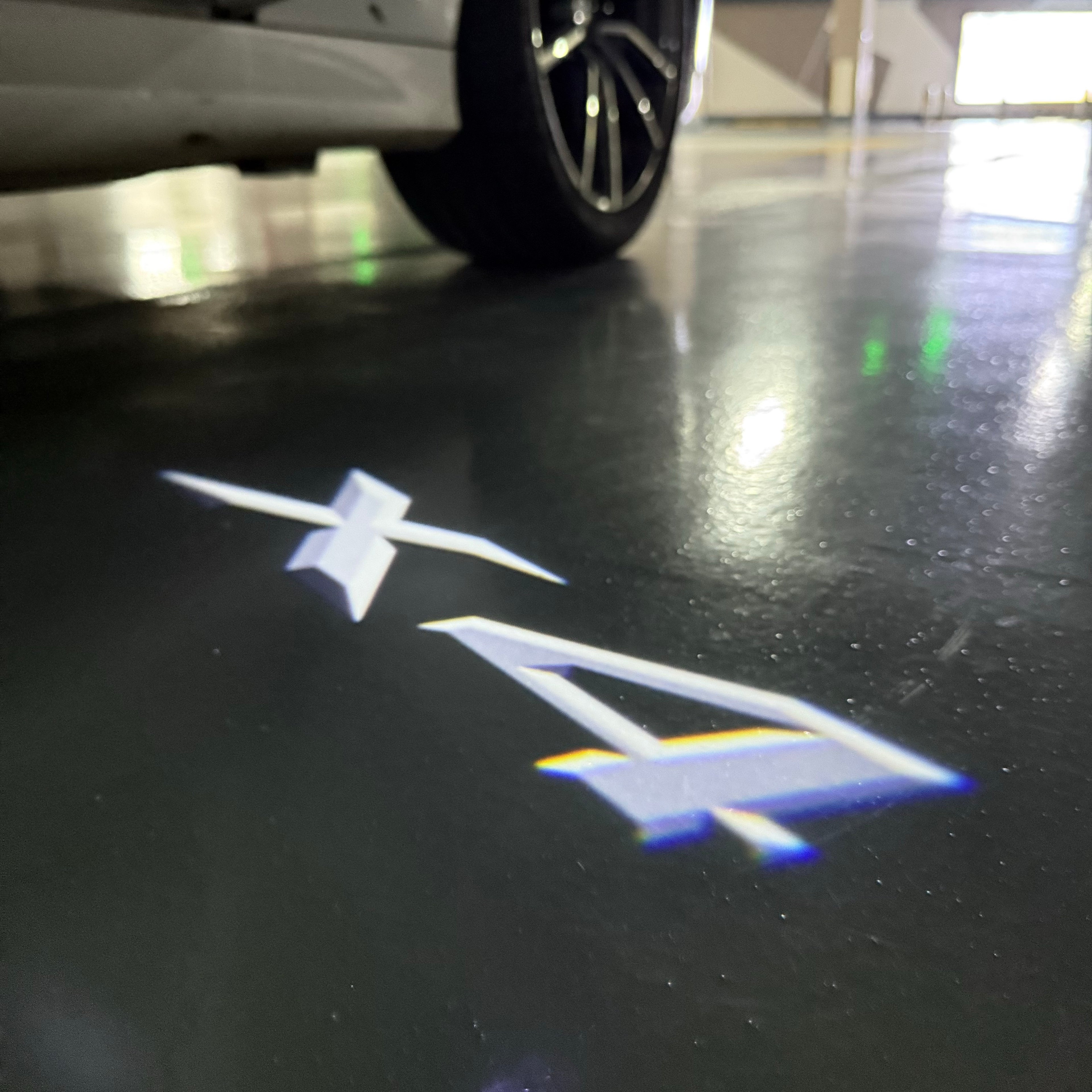 BMW M3 LOGO PROJECTOT LIGHTS Nr.24 (quantità 1 = 1 set/2 luci porta)