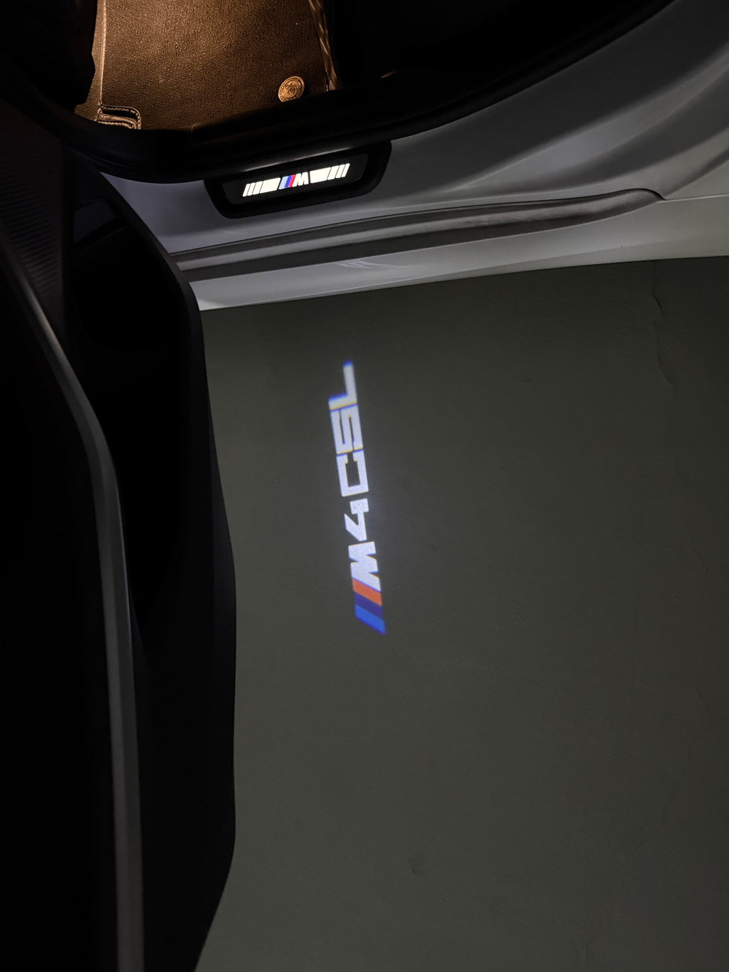BMW M3 LOGO PROJECTOT LIGHTS Nr.24 (Menge 1 = 1 Sets/2 Türleuchten)