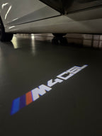 BMW M3 LOGO PROJECTOT LIGHTS Nr.24 (Menge 1 = 1 Sets/2 Türleuchten)