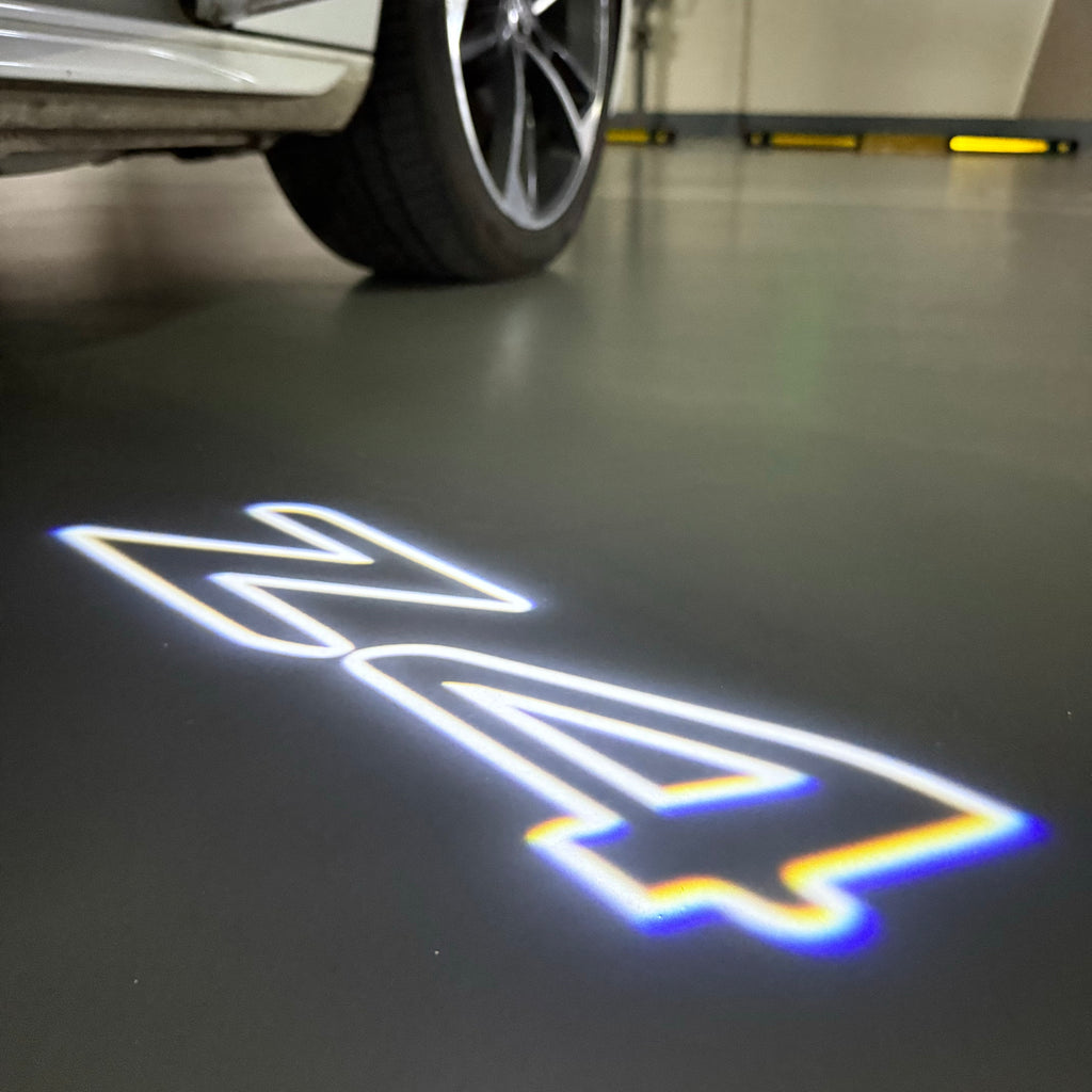 BMW M3 LOGO PROJECTOT LIGHTS Nr.24 (Menge 1 = 1 Sets/2 Türleuchten)