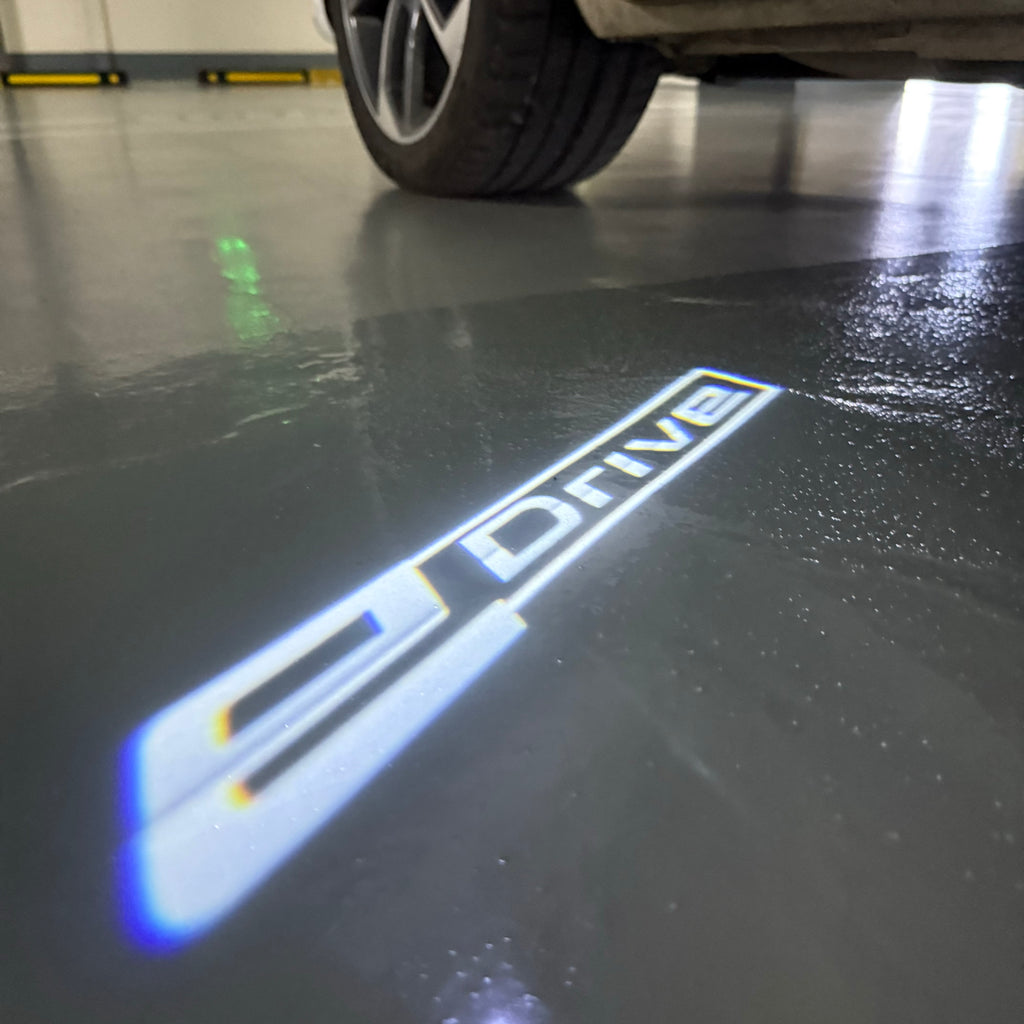 BMW M3 LOGO PROJECTOT LIGHTS Nr.24 (Menge 1 = 1 Sets/2 Türleuchten)