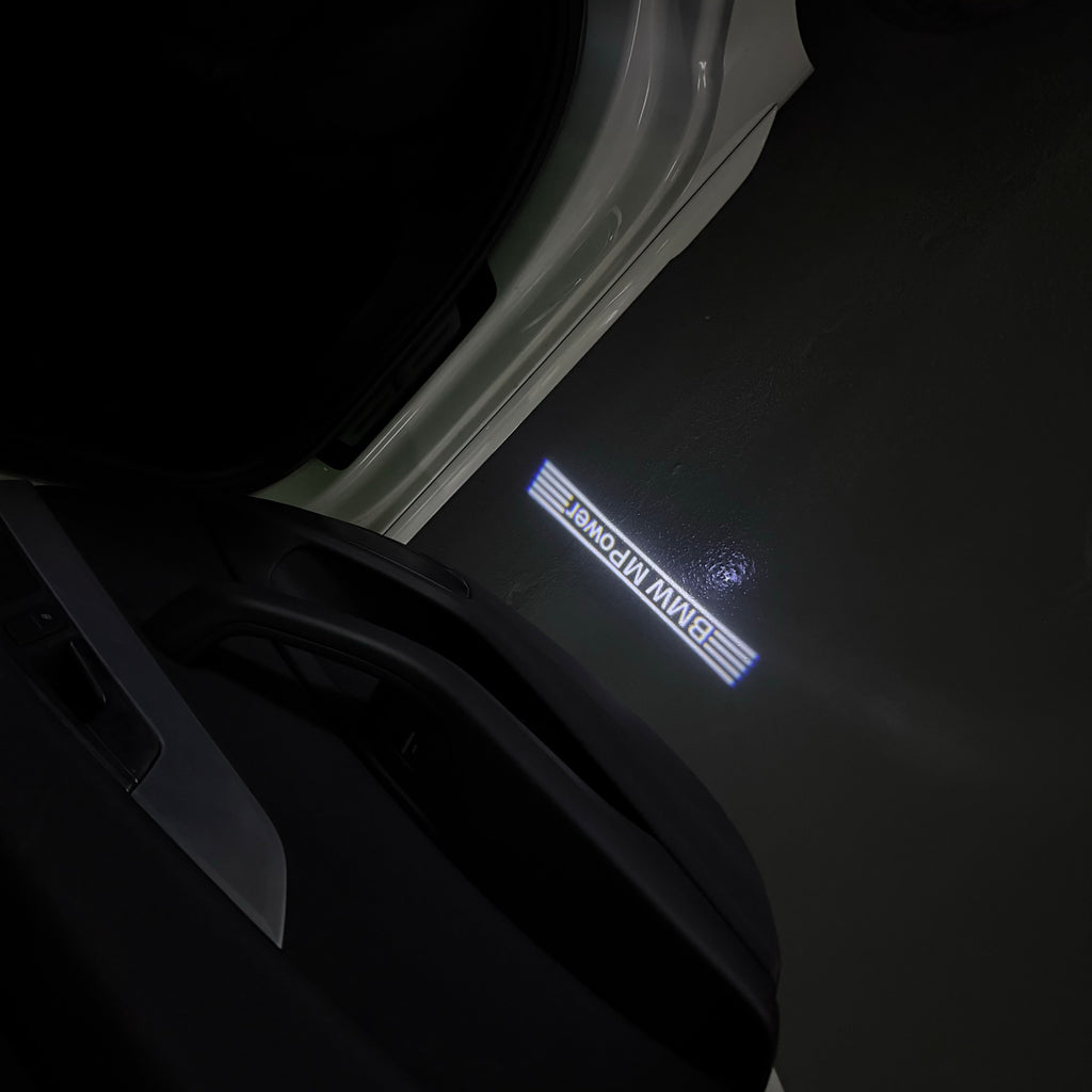 ÉCLAIRAGE DE PROJECTEUR BMW M3 LOGO Nr.24 (quantité 1 = 1 jeux / 2 feux de porte)