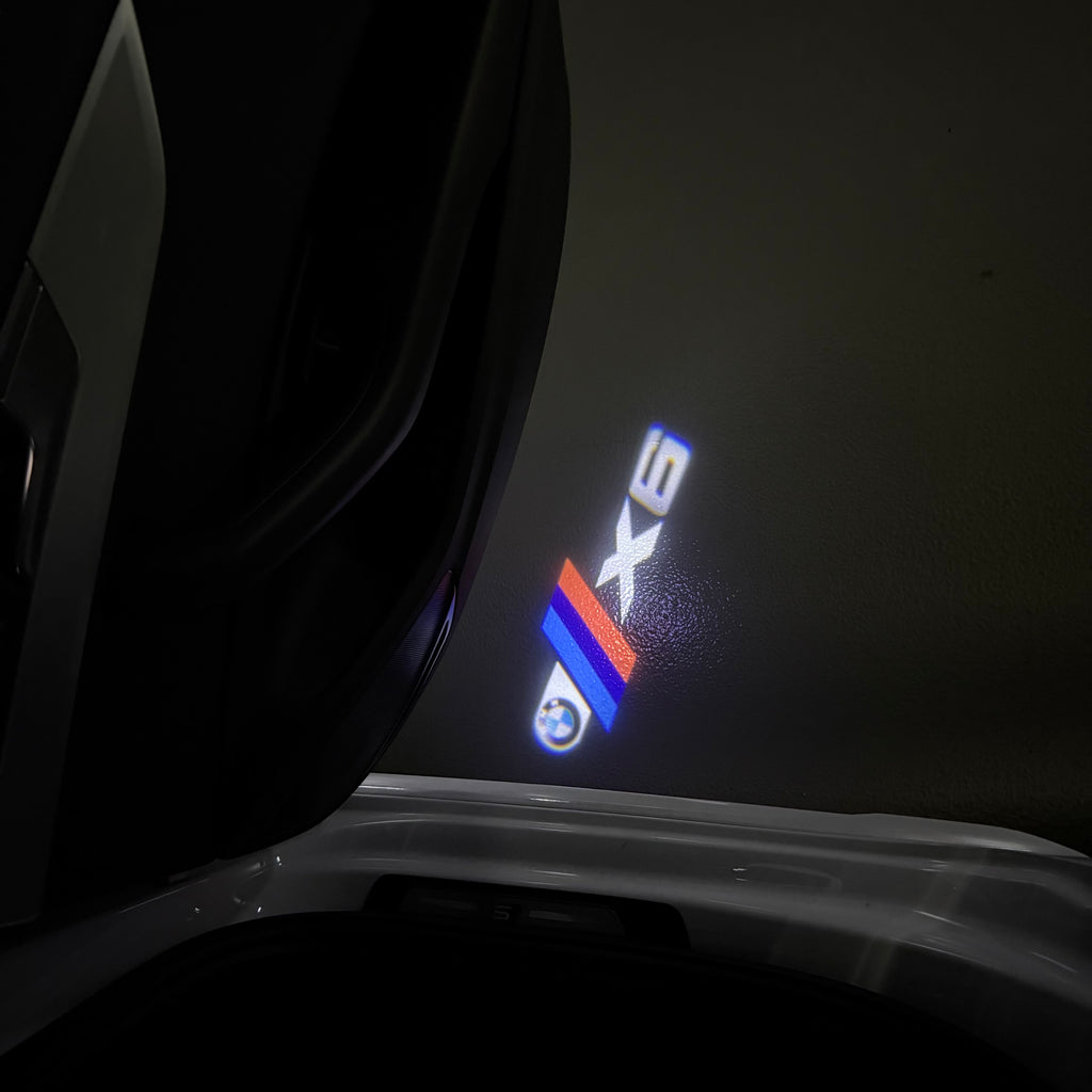 BMW M3 LOGO PROJECTOT LIGHTS Nr.24 (Menge 1 = 1 Sets/2 Türleuchten)