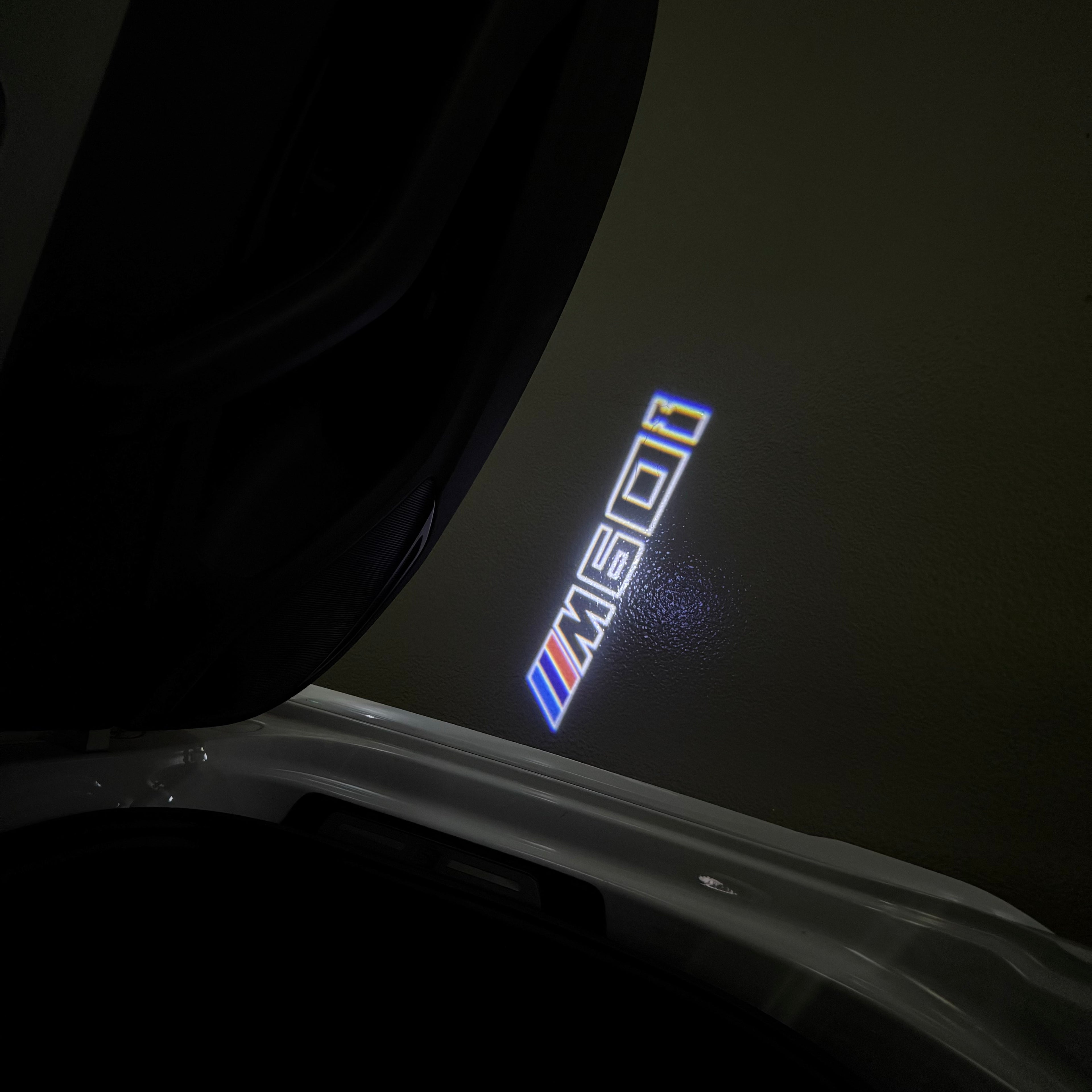 BMW M3 LOGO PROJECTOT LIGHTS Nr.24 (quantità 1 = 1 set/2 luci porta)