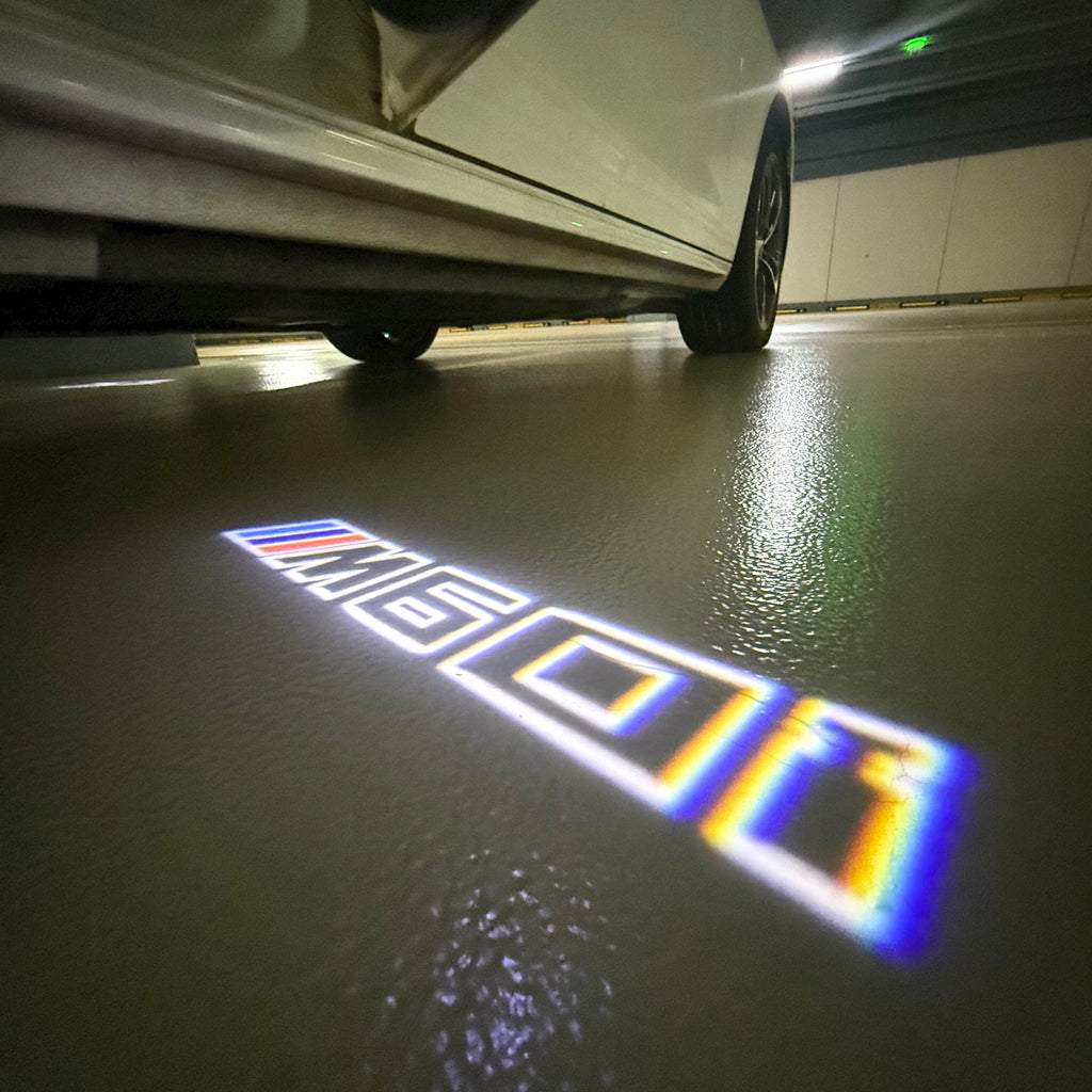 BMW M3 LOGO PROJECTOT LIGHTS Nr.24 (quantità 1 = 1 set/2 luci porta)