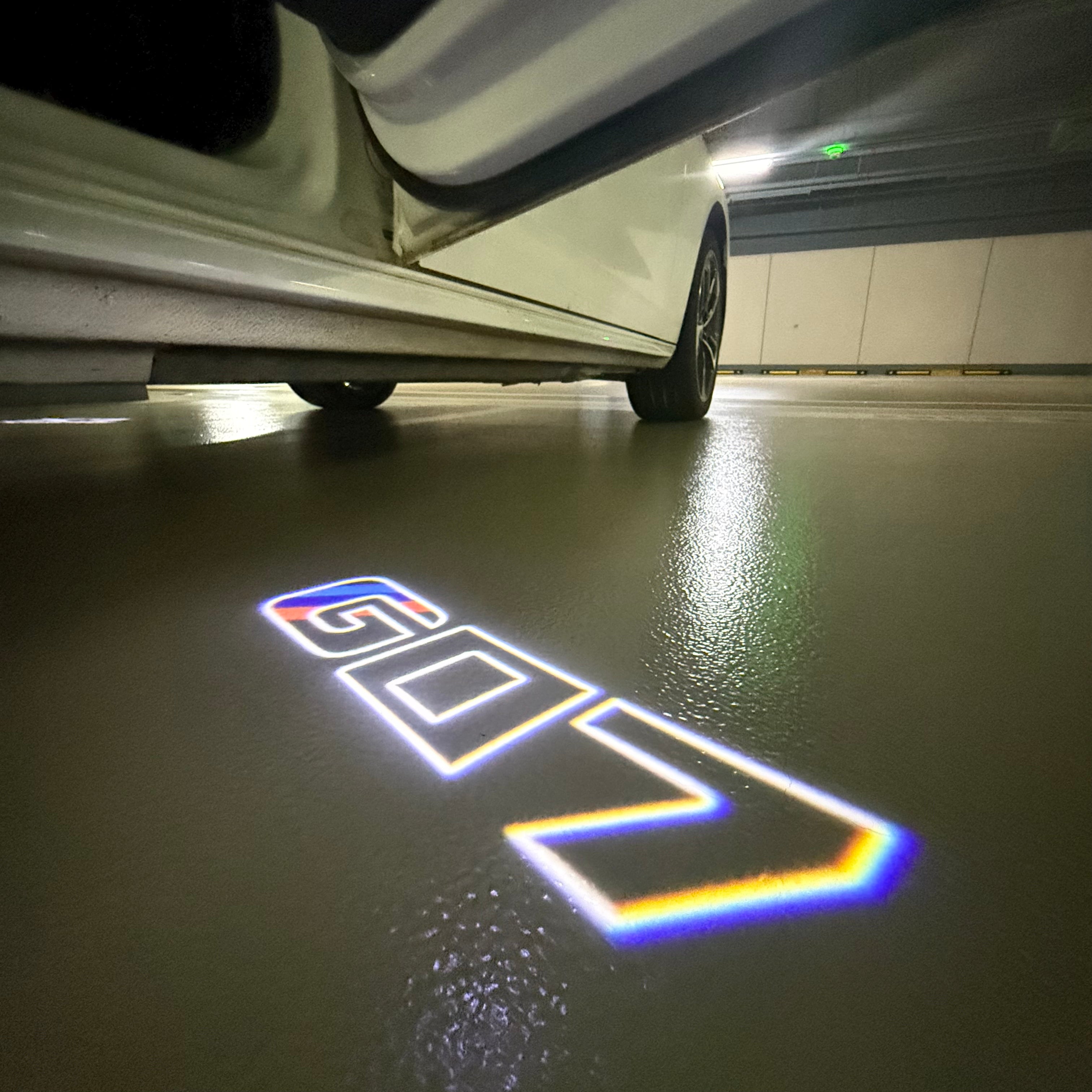 BMW M3 LOGO PROJECTOT LIGHTS Nr.24 (quantità 1 = 1 set/2 luci porta)