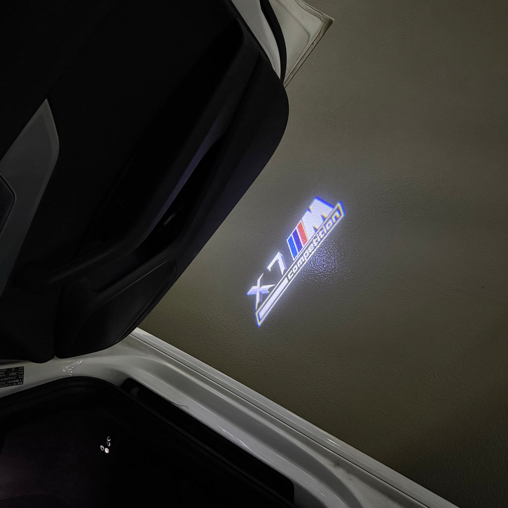 BMW M3 LOGO PROJECTOT LIGHTS Nr.24 (quantità 1 = 1 set/2 luci porta)