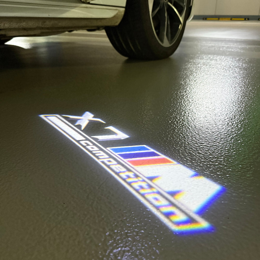 BMW M3 LOGO PROJECTOT LIGHTS Nr.24 (quantità 1 = 1 set/2 luci porta)