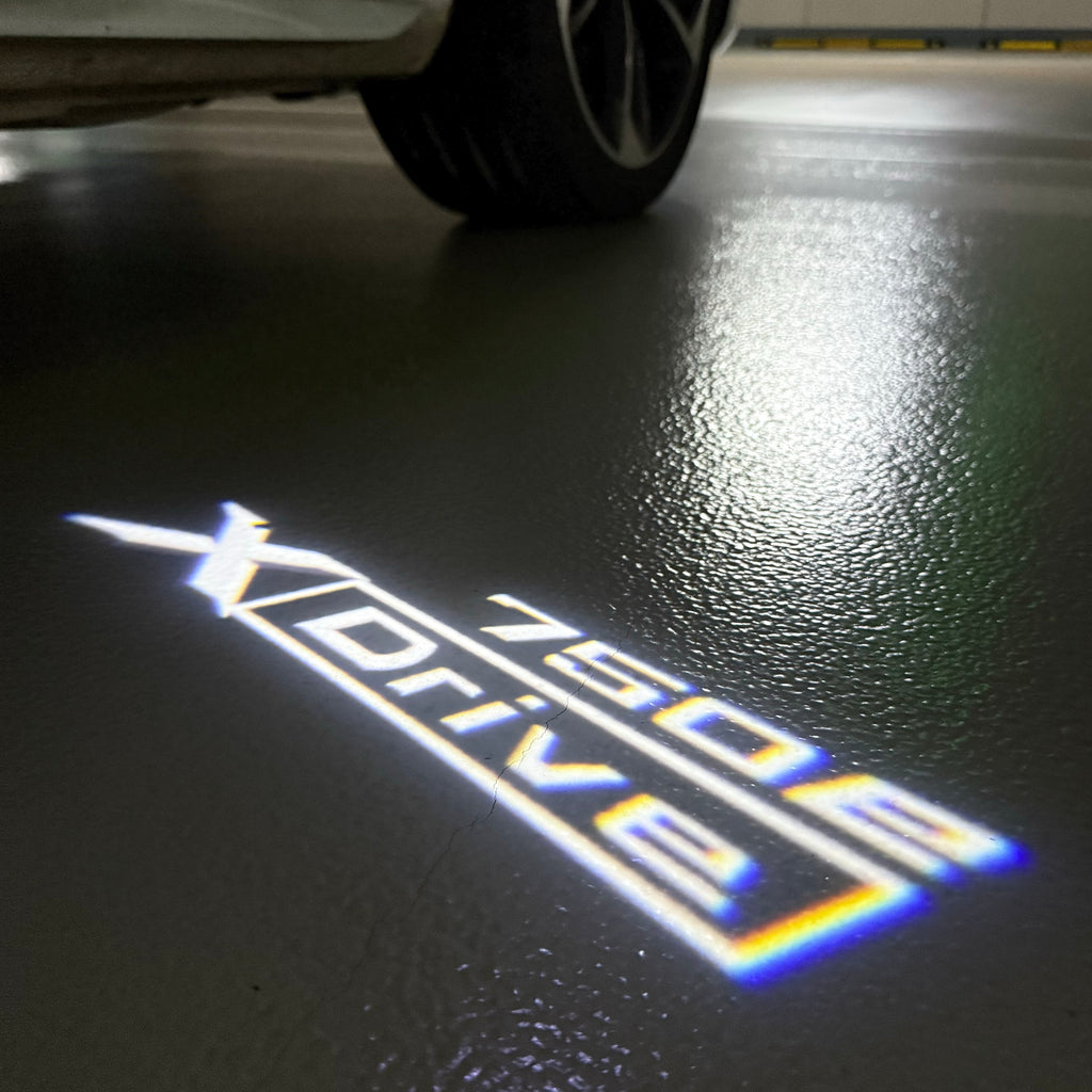 LUCES DE PROYECTOR DEL LOGOTIPO BMW M3 Nr.24 (cantidad 1 = 1 juegos / 2 luces de puerta)