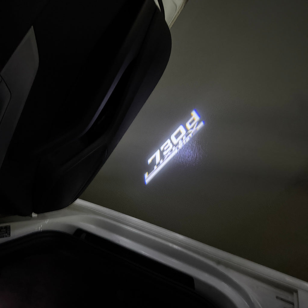 ÉCLAIRAGE DE PROJECTEUR BMW M3 LOGO Nr.24 (quantité 1 = 1 jeux / 2 feux de porte)