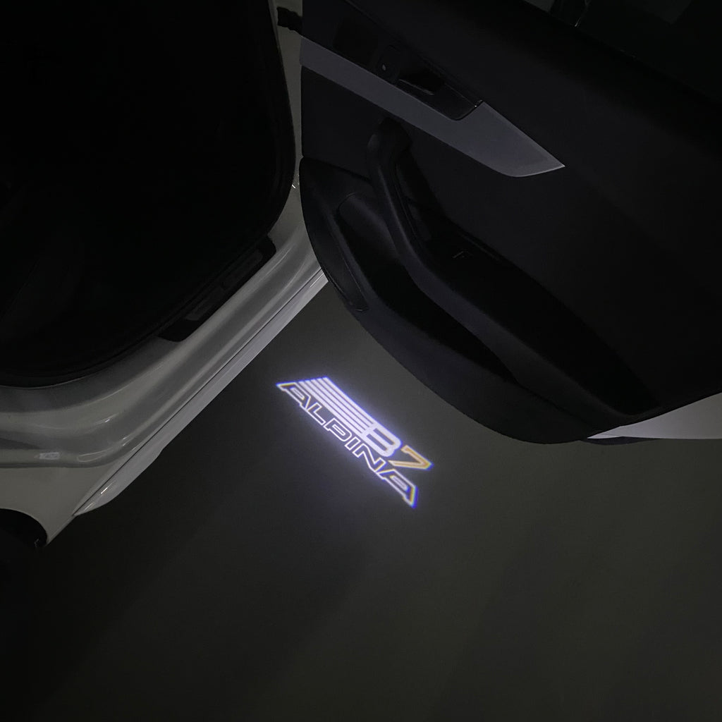 ALPINA B7 LOGO PROJECTOT LIGHTS  (quantity 1 = 1 sets/2 door lights) Nr.07A37