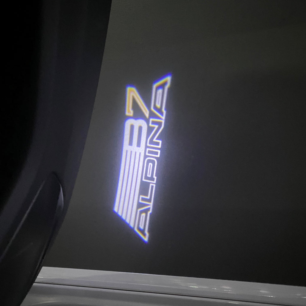 ALPINA B7 LOGO PROJECTOT LIGHTS  (quantity 1 = 1 sets/2 door lights) Nr.07A37