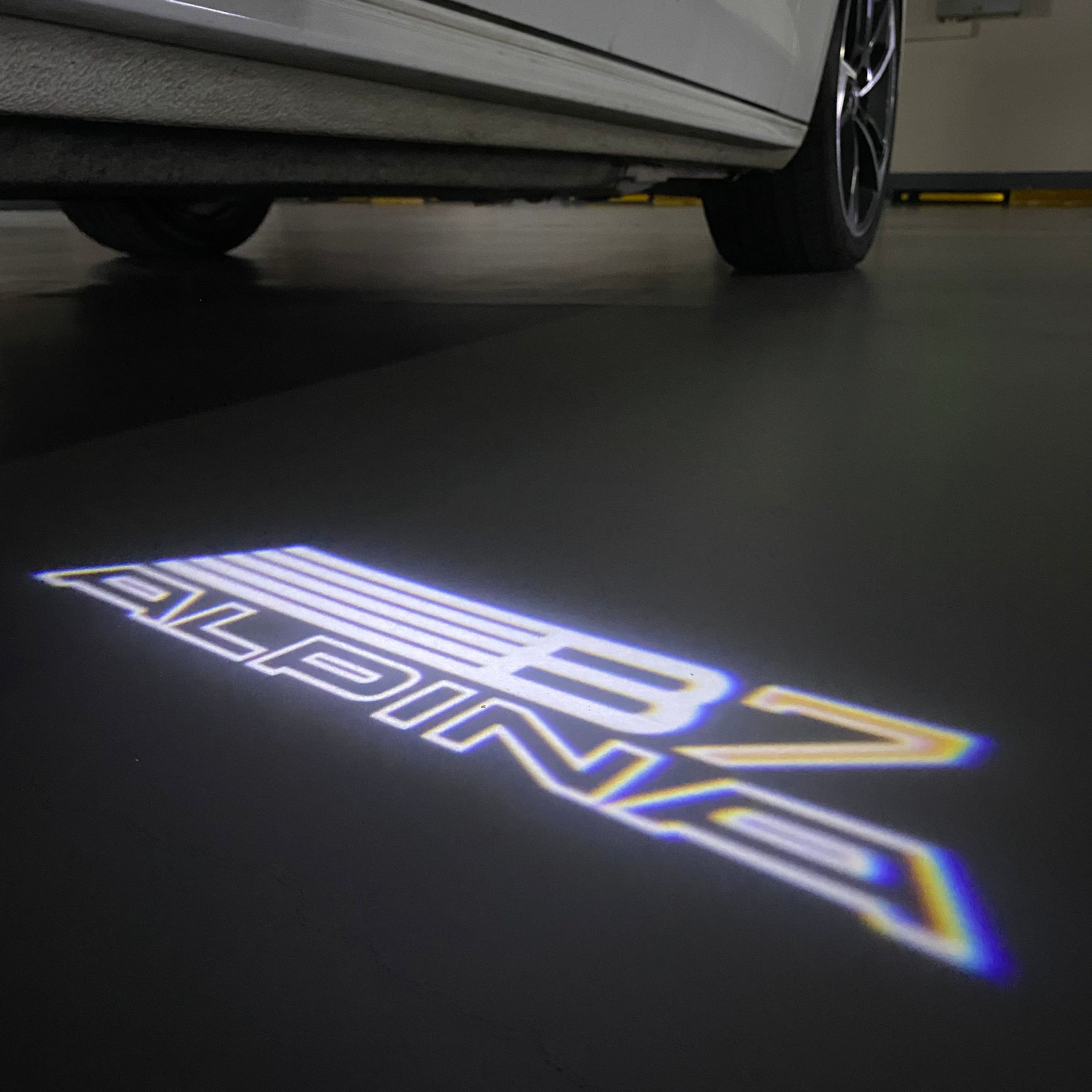 ALPINA B7 LOGO PROJECTOT LIGHTS  (quantity 1 = 1 sets/2 door lights) Nr.07A37