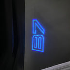 ALPINA B7  LOGO PROJECTOT LIGHTS  (quantity 1 = 1 sets/2 door lights) Nr.07A31