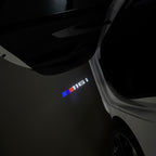 BMW M3 LOGO PROJECTOR LIGHTS Nr.24 (الكمية 1 = 1 مجموعة / 2 أضواء باب)