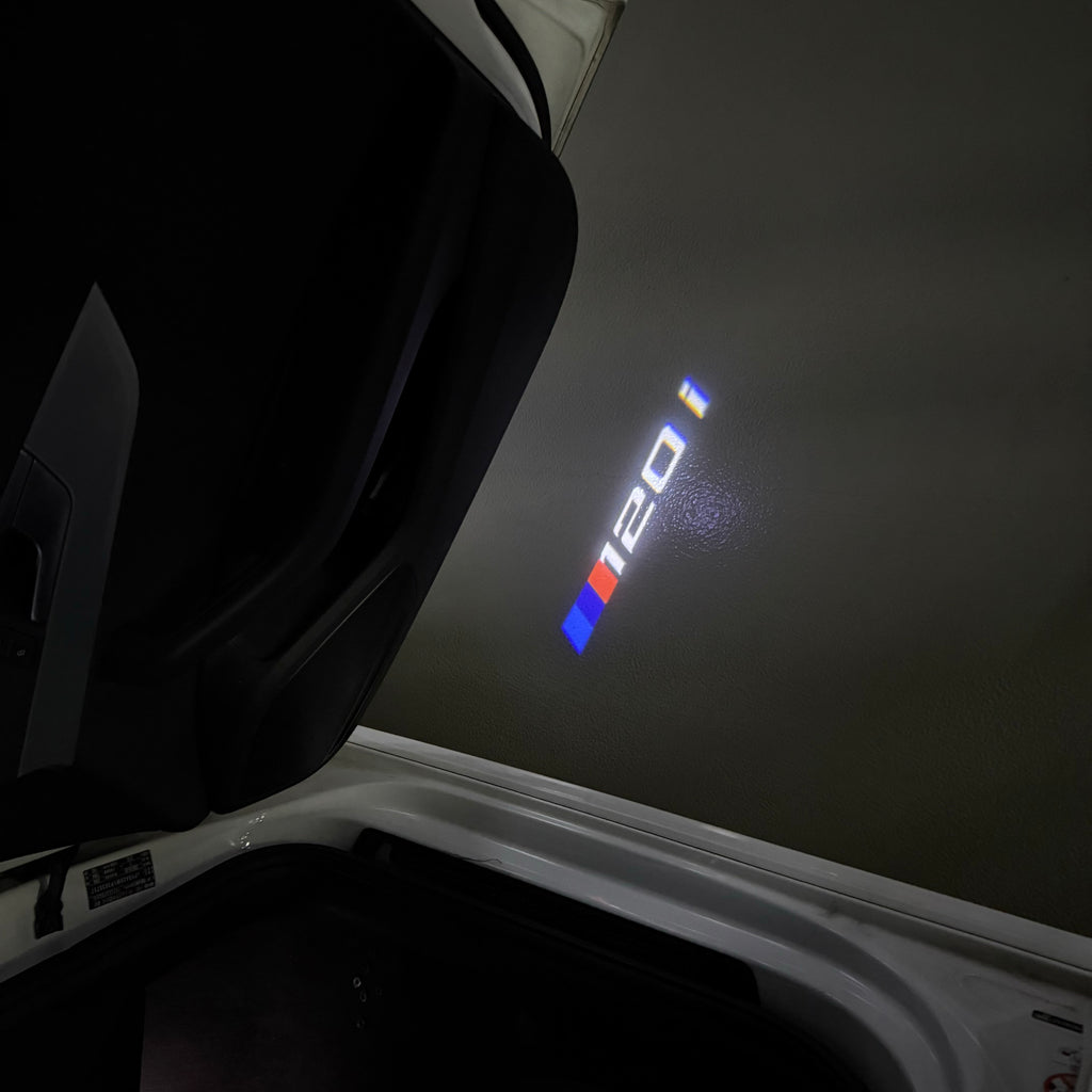 BMW 1 SERIES  120    LOGO PROJECTOT LIGHTS (quantity 1 = 1 sets/2 door lights) Nr.6024t12