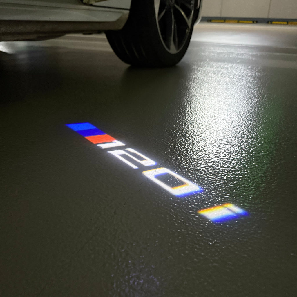 BMW 1 SERIES  120    LOGO PROJECTOT LIGHTS (quantity 1 = 1 sets/2 door lights) Nr.6024t12