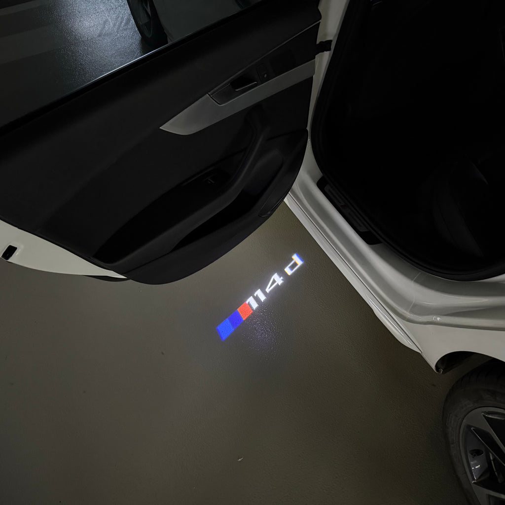 BMW 1 SERIES  114   LOGO PROJECTOT LIGHTS (quantity 1 = 1 sets/2 door lights) Nr.6024t1H