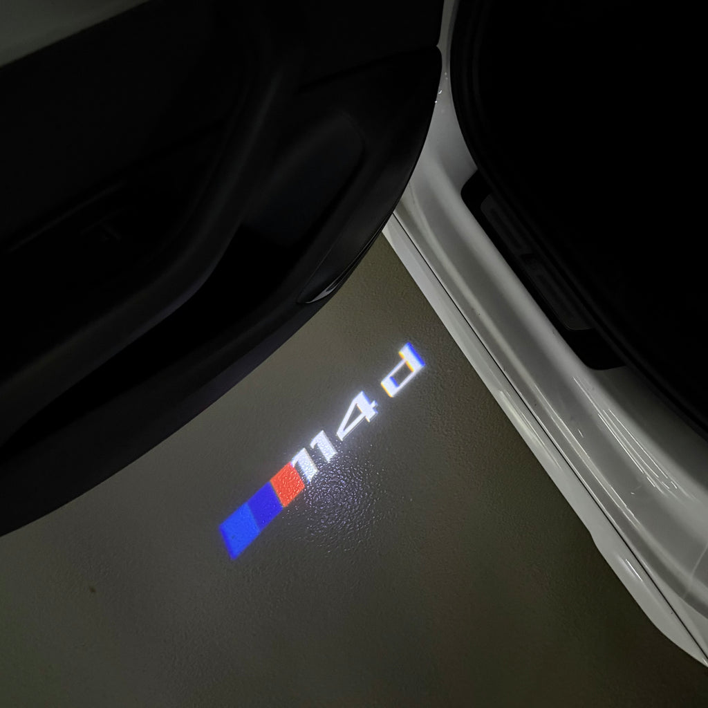 BMW 1 SERIES  114   LOGO PROJECTOT LIGHTS (quantity 1 = 1 sets/2 door lights) Nr.6024t1H