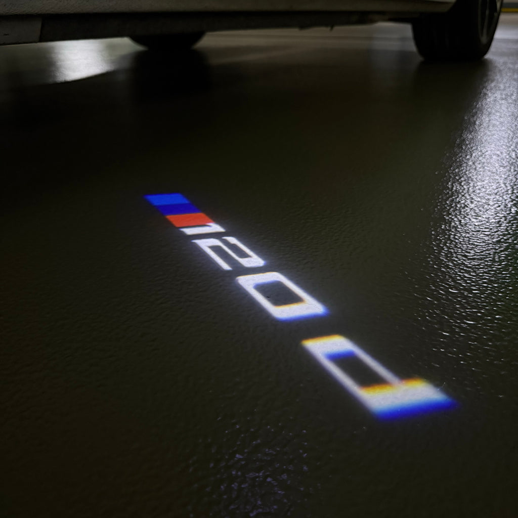 BMW 1 SERIES  120   LOGO PROJECTOT LIGHTS (quantity 1 = 1 sets/2 door lights) Nr.6024q14