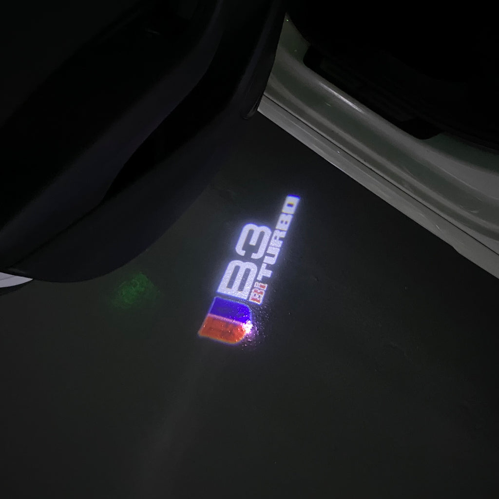 ALPINA B3  Bi TURBO LOGO PROJECTOT LIGHTS  (quantity 1 = 1 sets/2 door lights) Nr.07A60