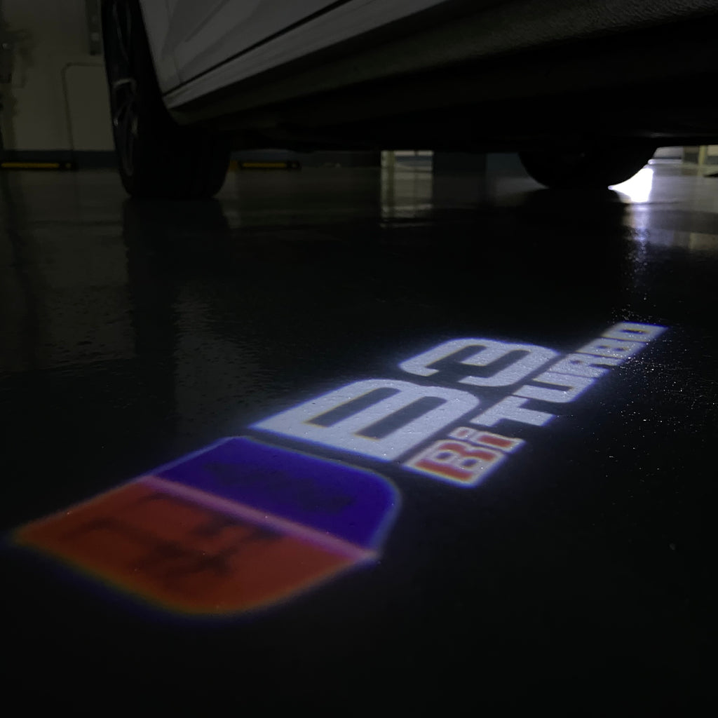 ALPINA B3  Bi TURBO LOGO PROJECTOT LIGHTS  (quantity 1 = 1 sets/2 door lights) Nr.07A60