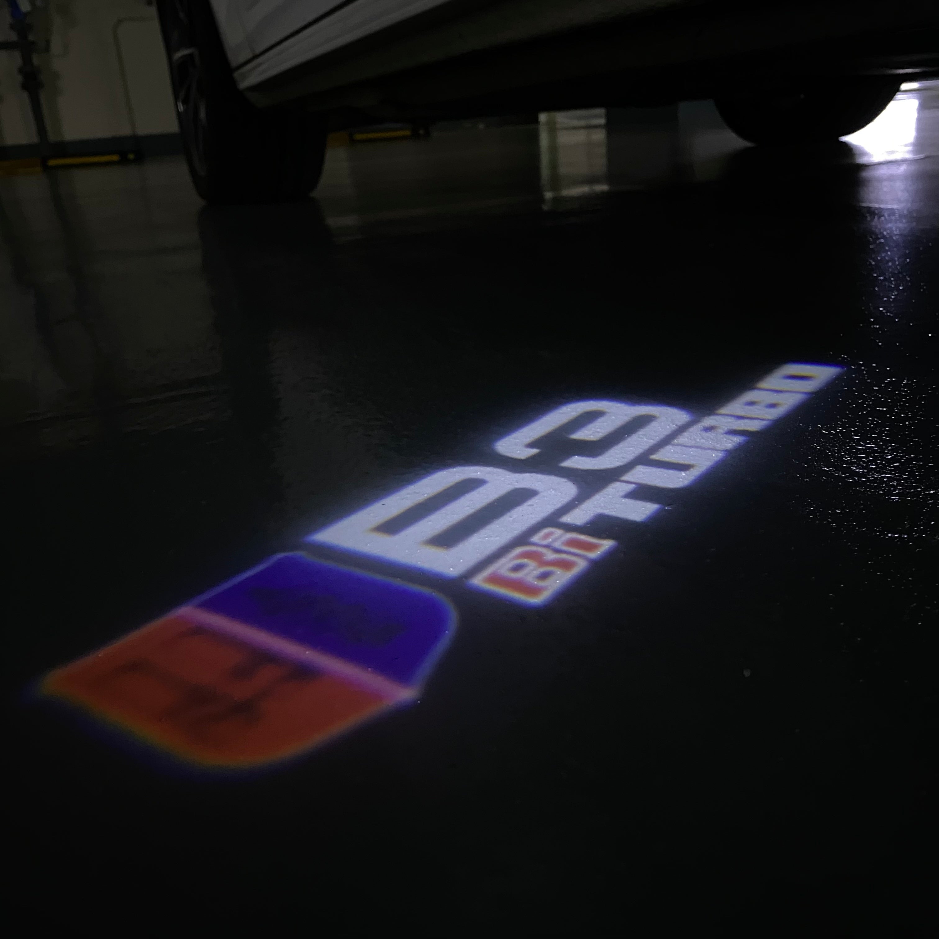 ALPINA B3  Bi TURBO LOGO PROJECTOT LIGHTS  (quantity 1 = 1 sets/2 door lights) Nr.07A60