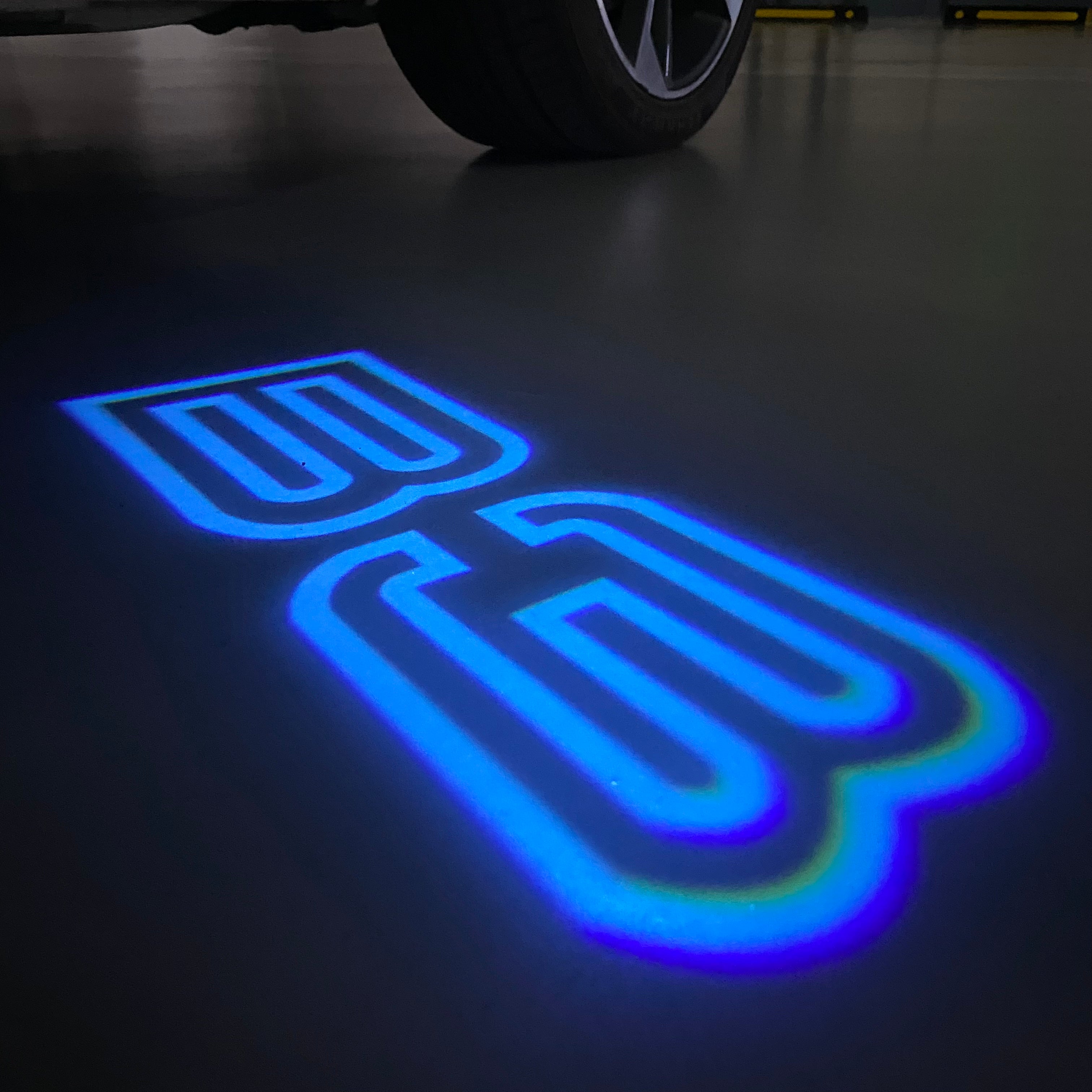 ALPINA B3  LOGO PROJECTOT LIGHTS  (quantity 1 = 1 sets/2 door lights) Nr.07A29